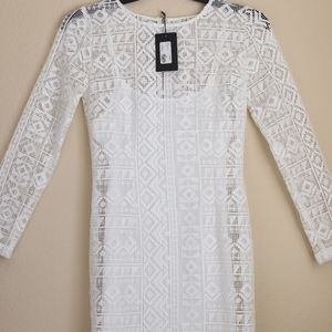 White Chic Lace Dress